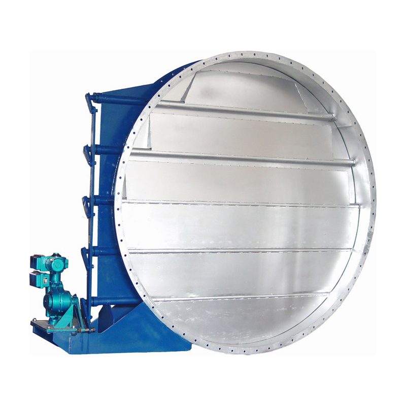 ZKYVb、ZKCVb电动（气动）百叶圆式（窗式）蝶阀