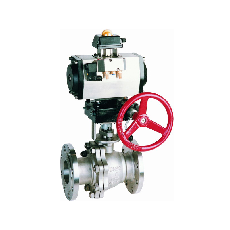 气动O型切断球阀